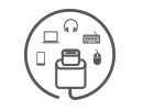 Daisy-chain functionality logo