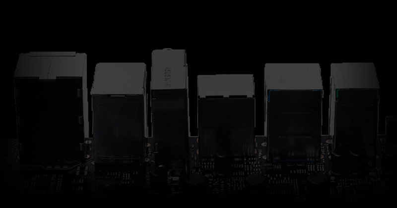 Panel tylny I/O ze stali szlachetnej